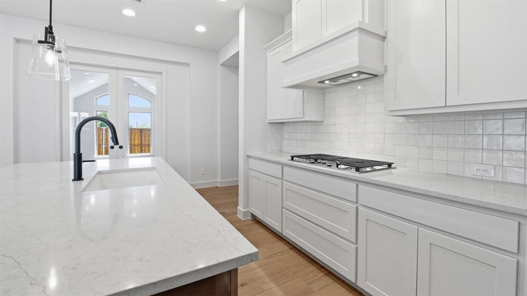Furnished interior view inside a new home in The Heights at Uptown Celina, Celina (Image 15).