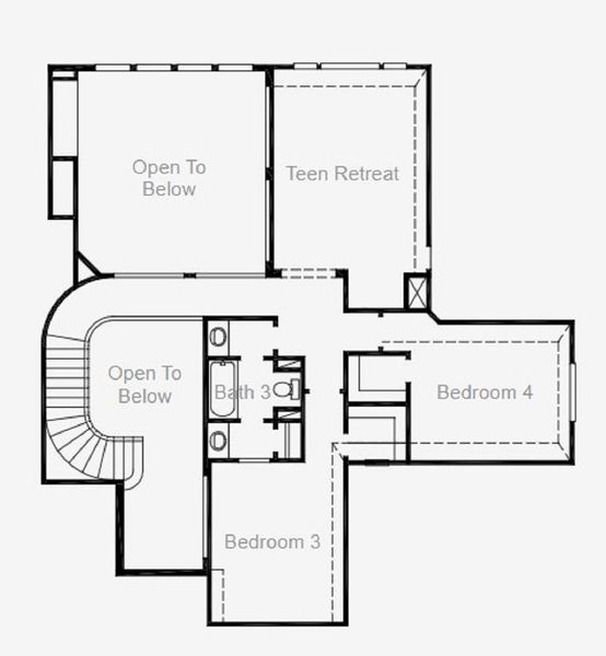 2nd Floorplan- Representative Photo