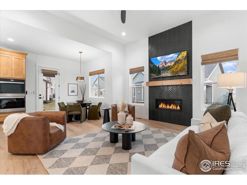 Furnished interior view inside a new home in , Fort Collins (Image 4).