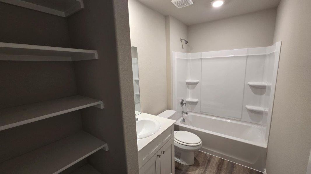 Furnished interior view inside a new home in Lonestar at Liberty Trails, Fort Worth (Image 8).