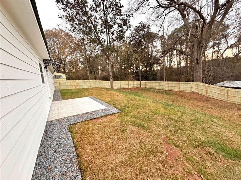Exterior details and patio area of a home in , Austell (Image 14).