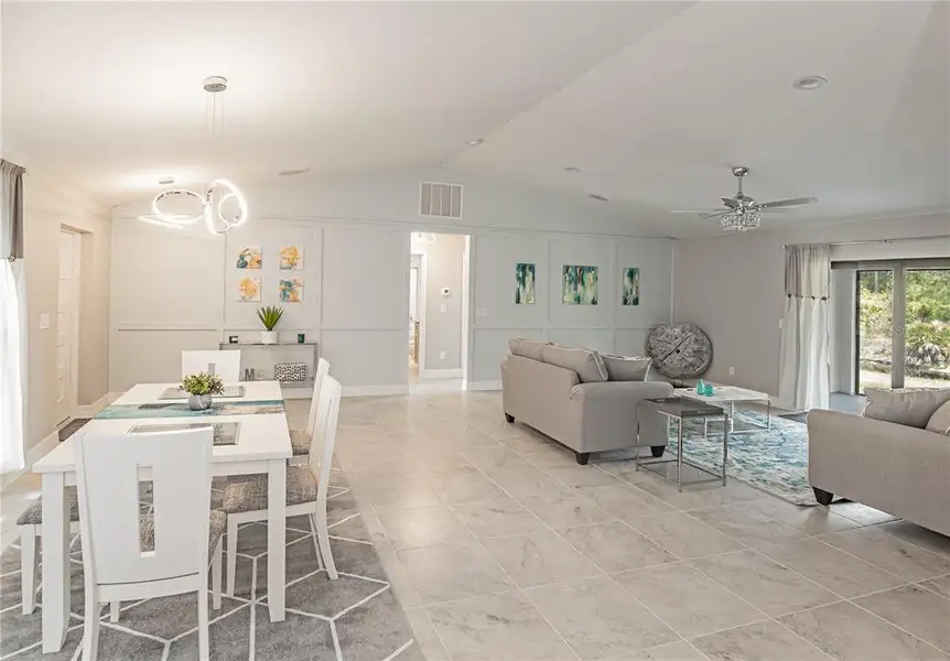Furnished interior view inside a new home in , Punta Gorda (Image 3). Furnished interior view inside a new home in , Punta Gorda (Image 3).