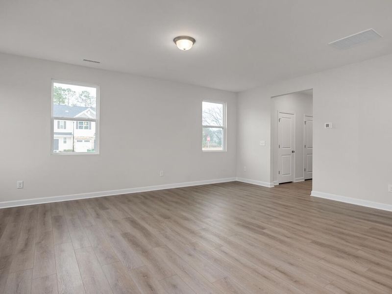 Spacious, unfurnished interior of a new home in Gregory Village, Lillington (Image 14). Spacious, unfurnished interior of a new home in Gregory Village, Lillington (Image 14).