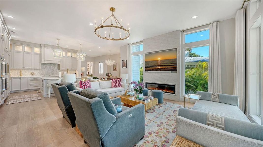 Furnished interior view inside a new home in , Sarasota (Image 28).