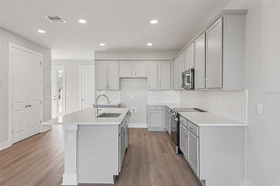 Furnished interior view inside a new home in Lagoon Residences at Epperson, Wesley Chapel (Image 11).