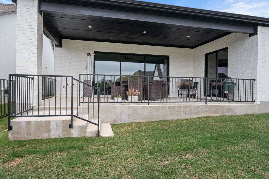 Exterior details and patio area of a home in , Liberty Hill (Image 21). Exterior details and patio area of a home in , Liberty Hill (Image 21).