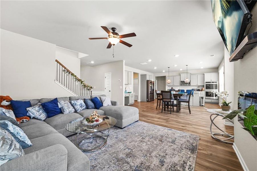 Furnished interior view inside a new home in Berkeley Lakes, Locust Grove (Image 11).