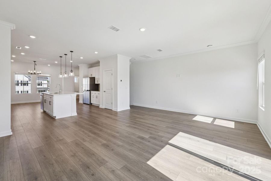 Spacious, unfurnished interior of a new home in Meadows at Wilson Farms - The Heights Series, Fort Mill (Image 18).