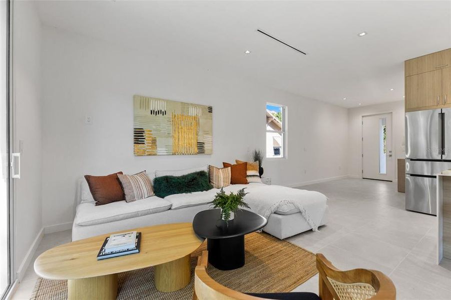 Furnished interior view inside a new home in , St. Petersburg (Image 12).