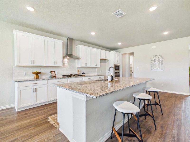 Representative furnished interior of a home built from the The Foster E by Davidson Homes LLC in Potranco Oaks, Castroville (Image 19). Representative furnished interior of a home built from the The Foster E by Davidson Homes LLC in Potranco Oaks, Castroville (Image 19).