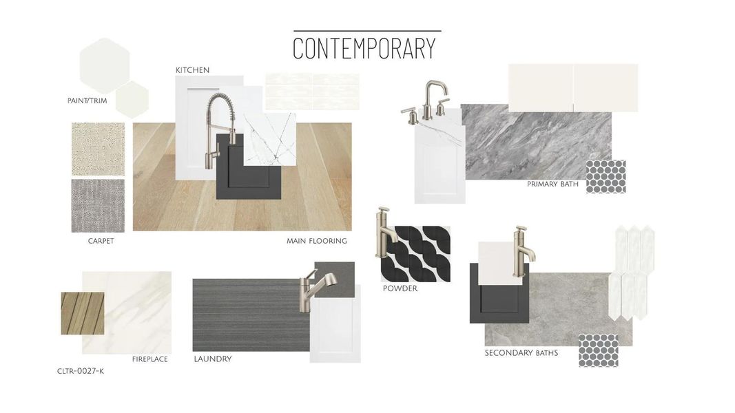 Sample of building materials used in homes in Caliterra - 110', Dripping Springs (Image 3).