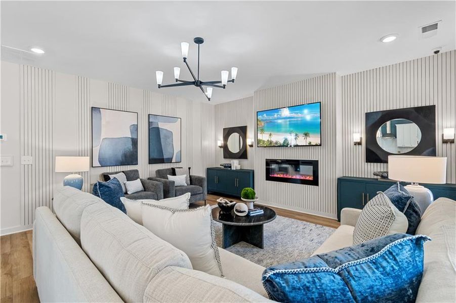 Furnished interior view inside a new home in Bowers Farm, McDonough (Image 26).