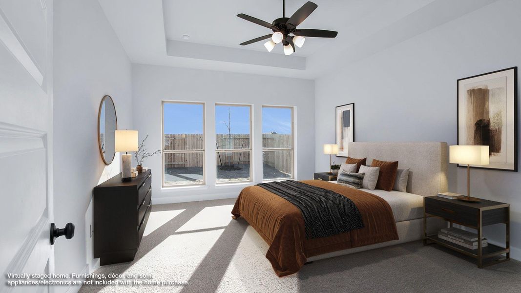 Furnished interior view inside a new home in Artavia, Conroe (Image 6).