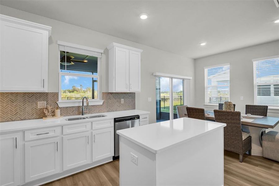 Furnished interior view inside a new home in Emerald Fields, Hudson (Image 14).
