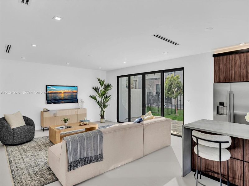 Furnished interior view inside a new home in , Dania Beach (Image 81).