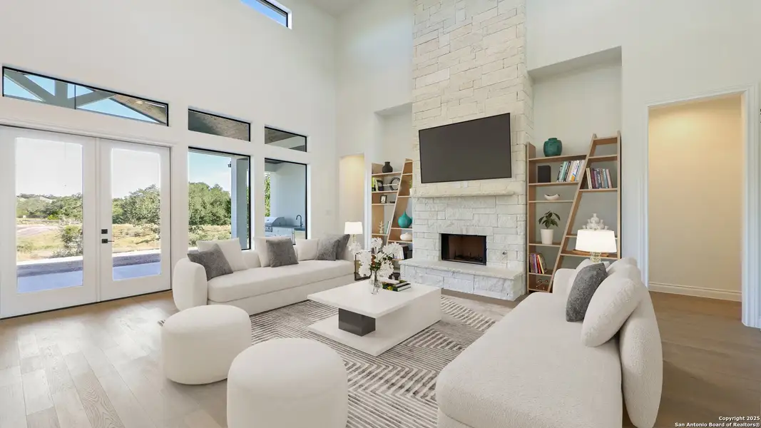Furnished interior view inside a new home in , New Braunfels (Image 9).
