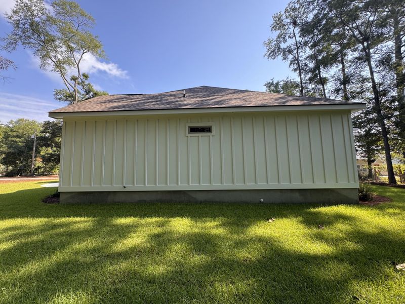 Exterior details and patio area of a home in , Pawleys Island (Image 21). Exterior details and patio area of a home in , Pawleys Island (Image 21).