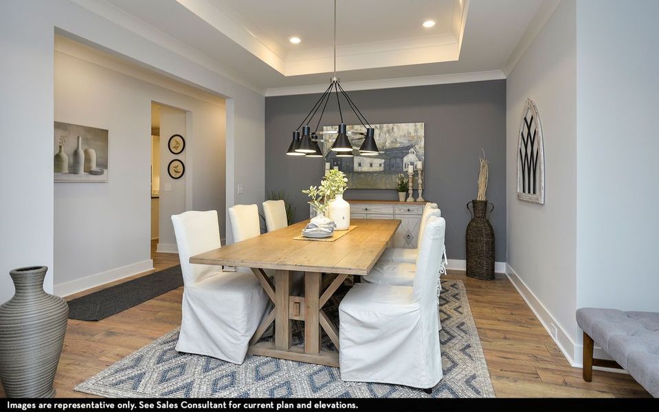 Furnished interior view inside a new home in Dorris Farm, White House (Image 6).