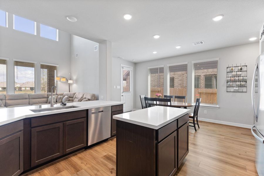 Easy to stay connected with the open flow of the home.