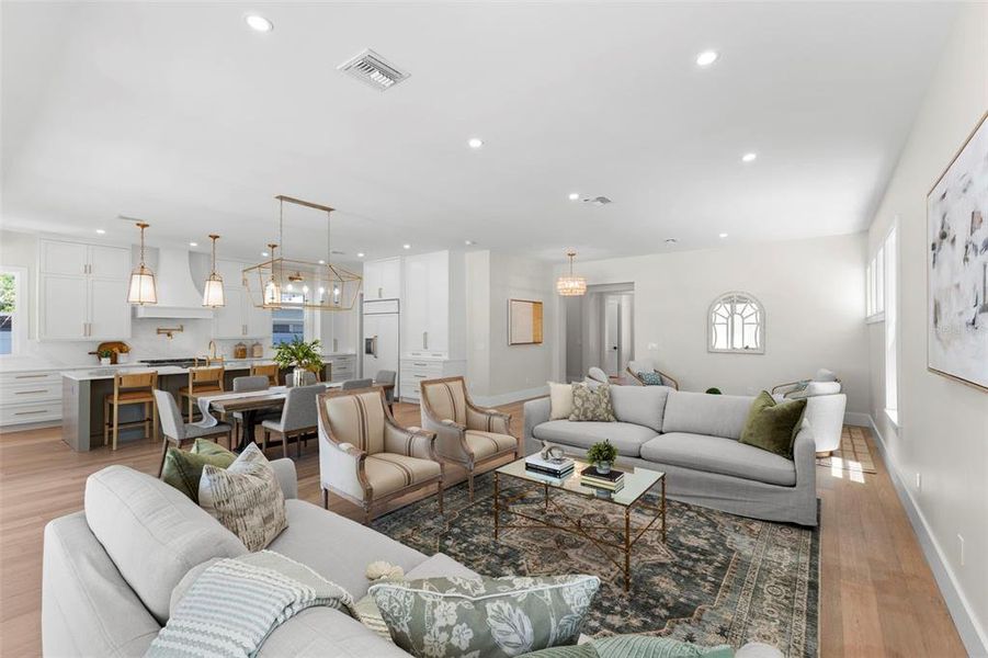 Furnished interior view inside a new home in , St. Petersburg (Image 19).