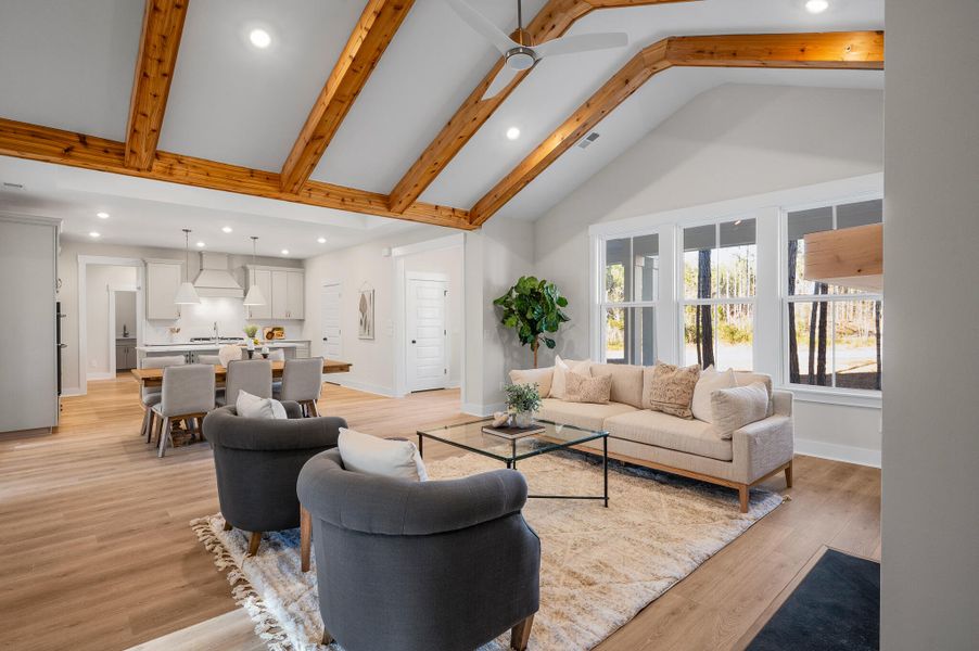 Furnished interior view inside a new home in , Huger (Image 7).