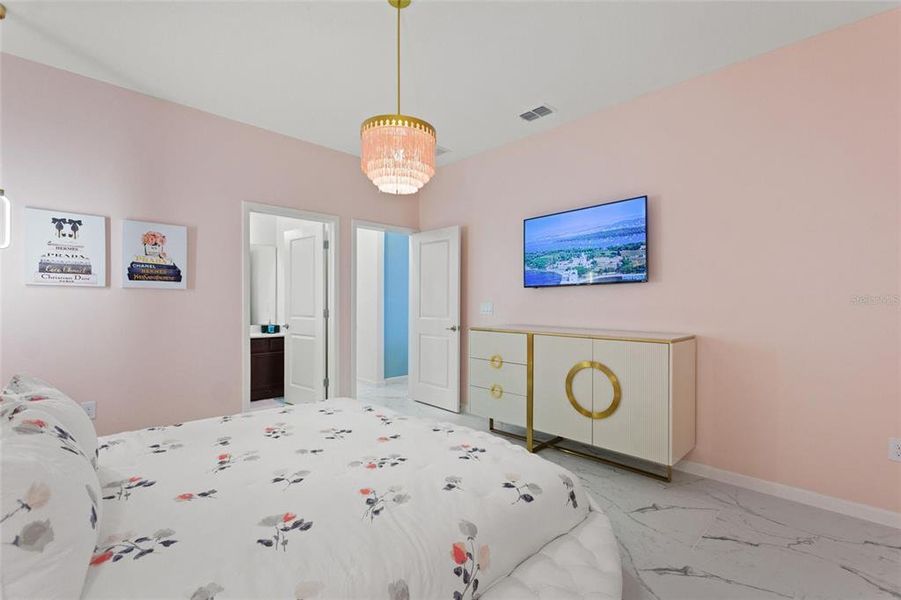 Furnished interior view inside a new home in , Kissimmee (Image 37).