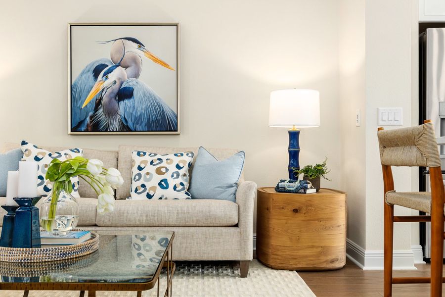 Representative furnished interior of a home built from the Liberty 4 by Neal Communities in Palmera, Venice (Image 15).