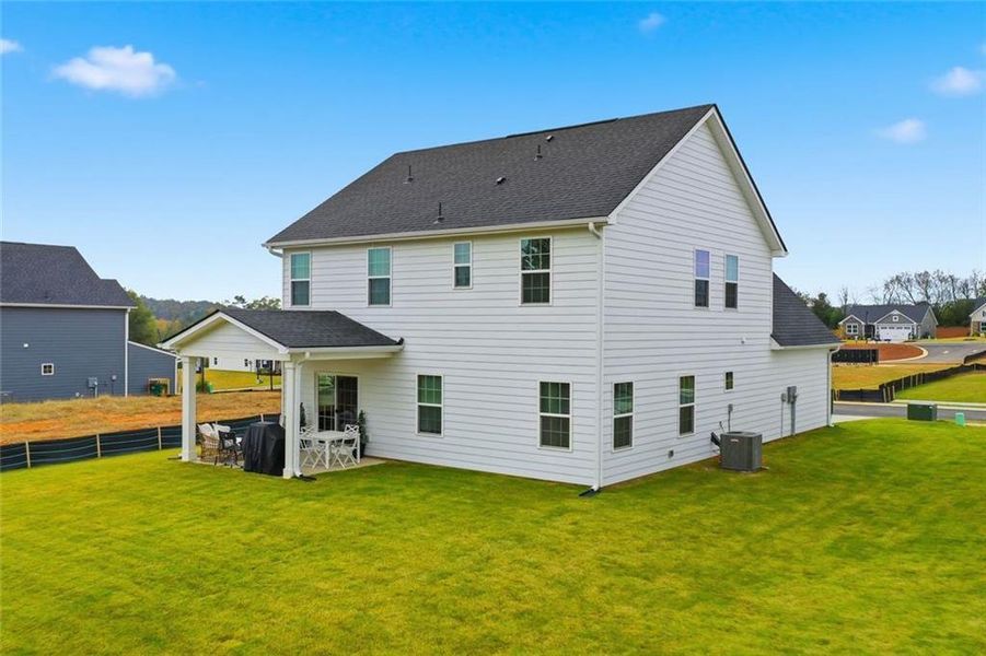 Exterior details and patio area of a home in , Calhoun (Image 23).