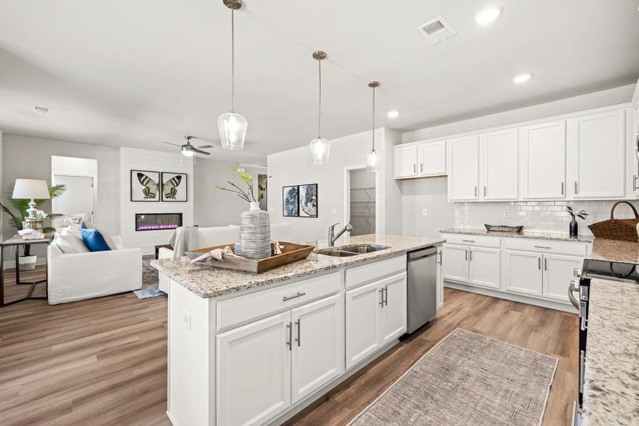 Furnished interior view inside a new home in , Homer (Image 21).