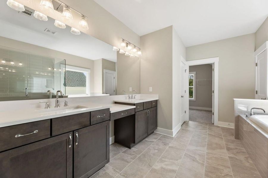 Furnished interior view inside a new home in Hillshire, Cumming (Image 11).