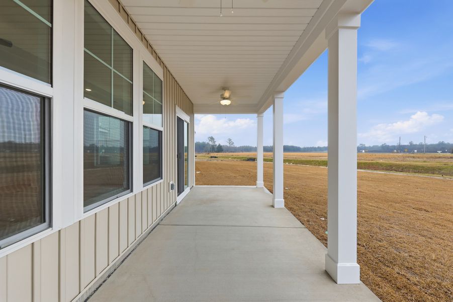 Representative exterior details of a home built from the Bailey II by Great Southern Homes in Southbridge, Sumter (Image 51). Representative exterior details of a home built from the Bailey II by Great Southern Homes in Southbridge, Sumter (Image 51).