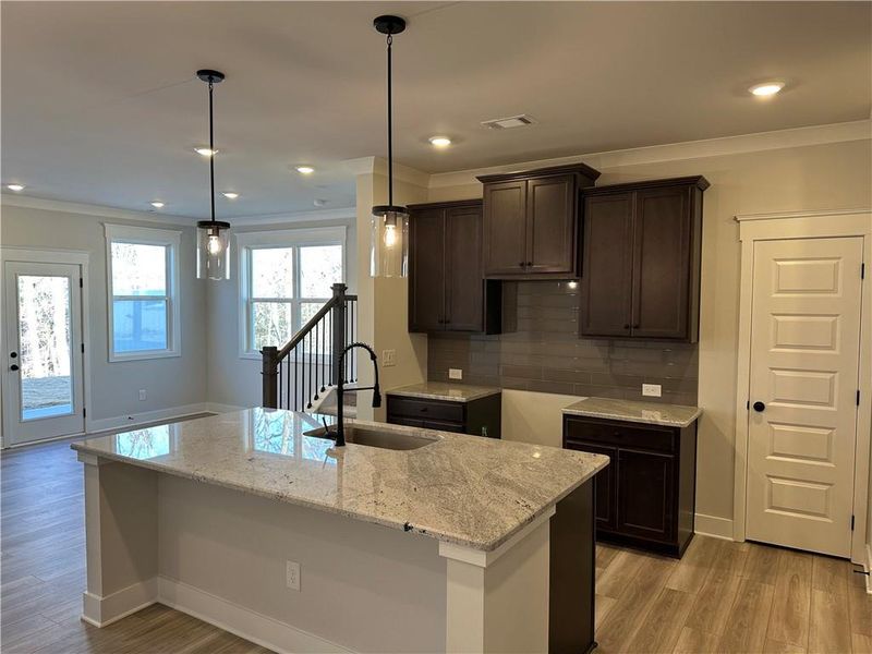 Furnished interior view inside a new home in Millstone at Mundy Mill, Gainesville (Image 11).