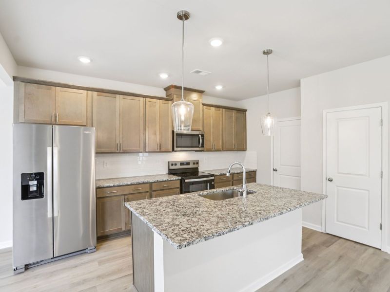 Furnished interior view inside a new home in Hawthorne Station, College Park (Image 5).