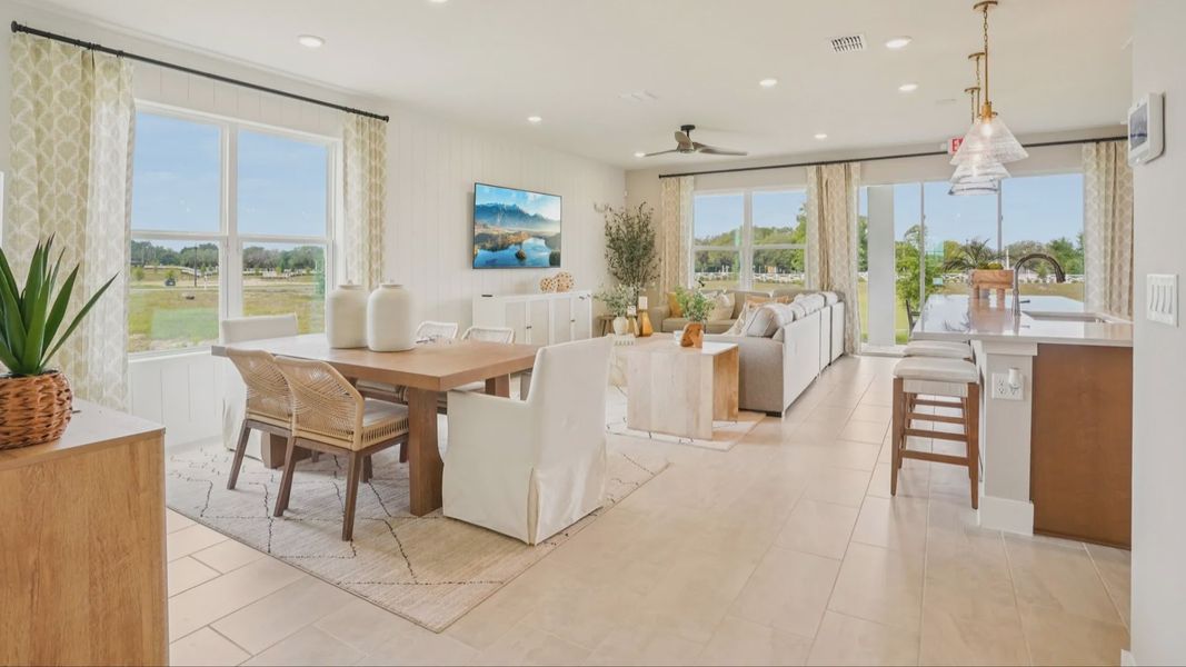 Furnished interior view inside a new home in Ardisia Park, New Smyrna Beach (Image 14).