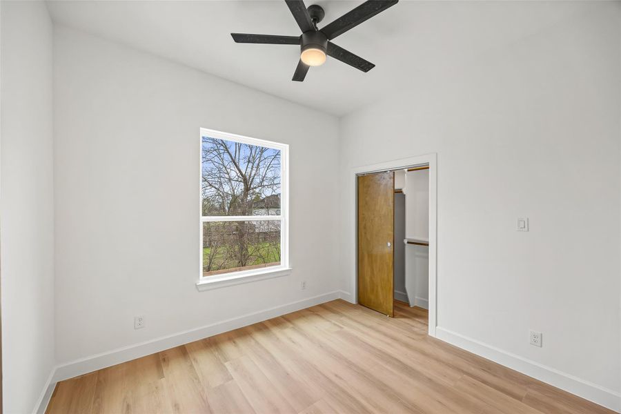 Bedroom 3 — kids, guests, or the home office Bedroom 3 — kids, guests, or the home office