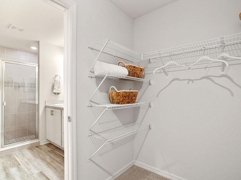 And, a walk-in wardrobe - Parker by Highland Homes And, a walk-in wardrobe - Parker by Highland Homes