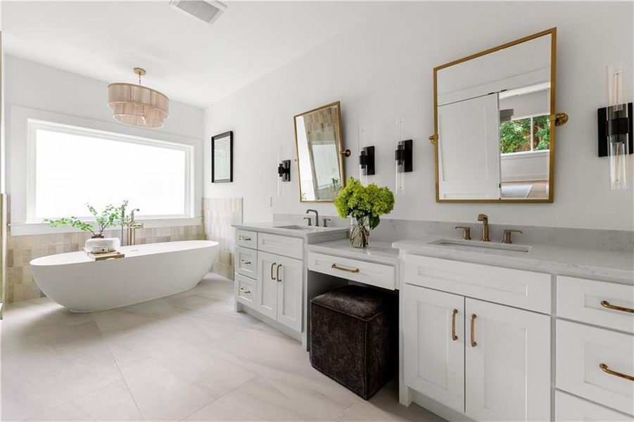 Furnished interior view inside a new home in , Smyrna (Image 55).