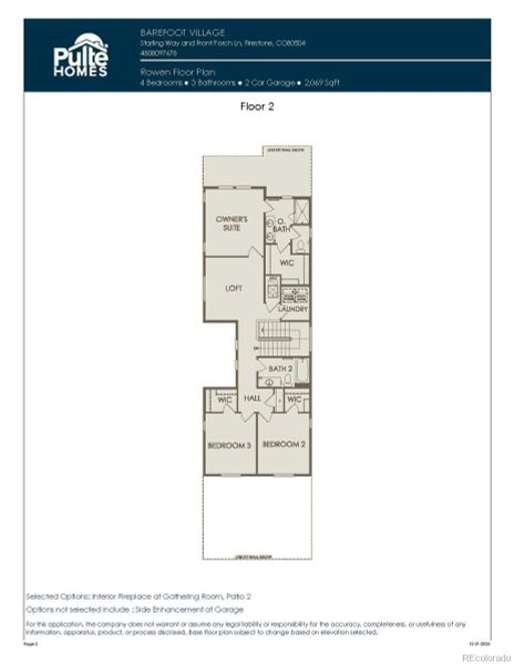 Upper Level Floorplan