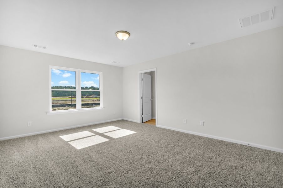 Representative unfurnished interior of a home built from the The Magnolia by Smith Family Homes in Lakeview Pines, Statesboro (Image 50).