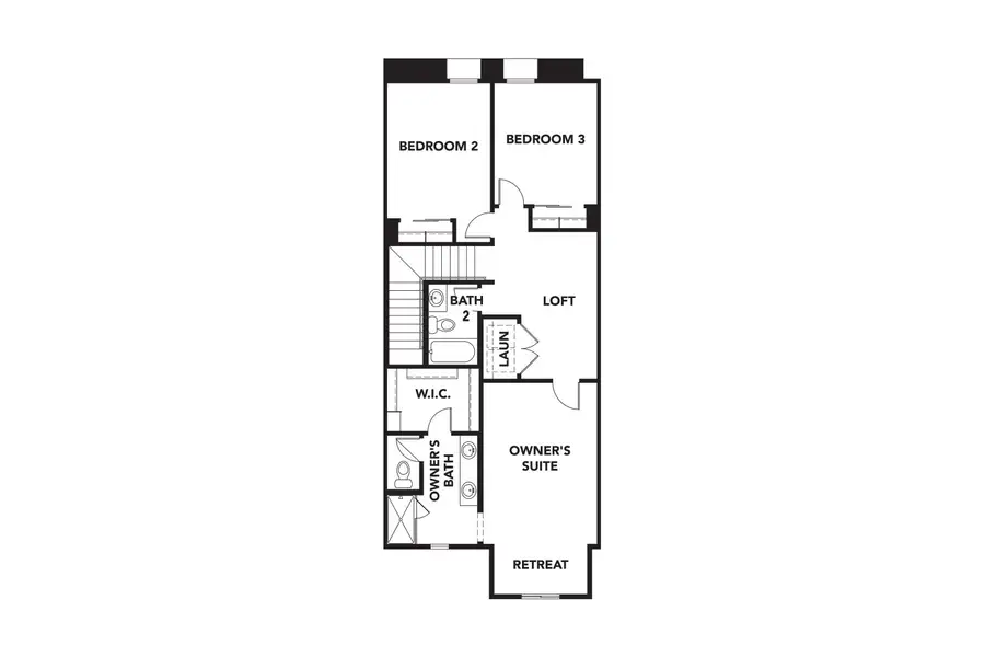 2D floor plan layout of this home in Flora at Surprise City Center, Surprise, AZ (Image 4). 2D floor plan layout of this home in Flora at Surprise City Center, Surprise, AZ (Image 4).