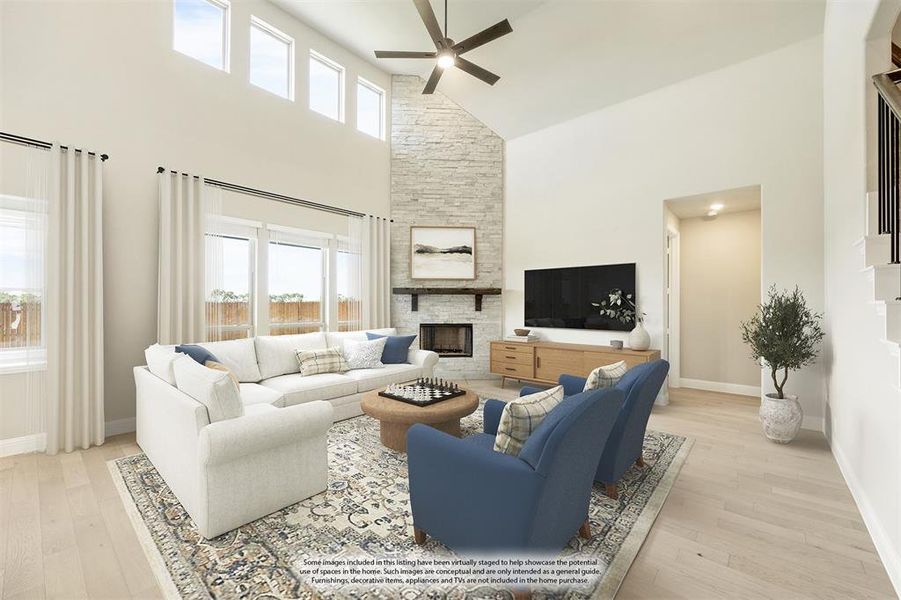 Furnished interior view inside a new home in Timberbrook 3B-4A, Justin (Image 8). Furnished interior view inside a new home in Timberbrook 3B-4A, Justin (Image 8).