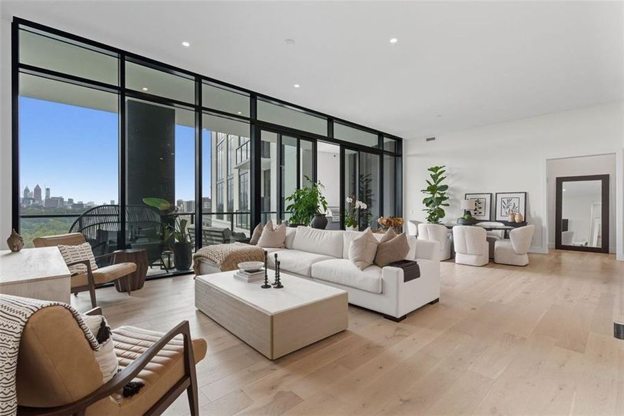 Furnished interior view inside a new home in The Dillon Buckhead, Atlanta (Image 8).