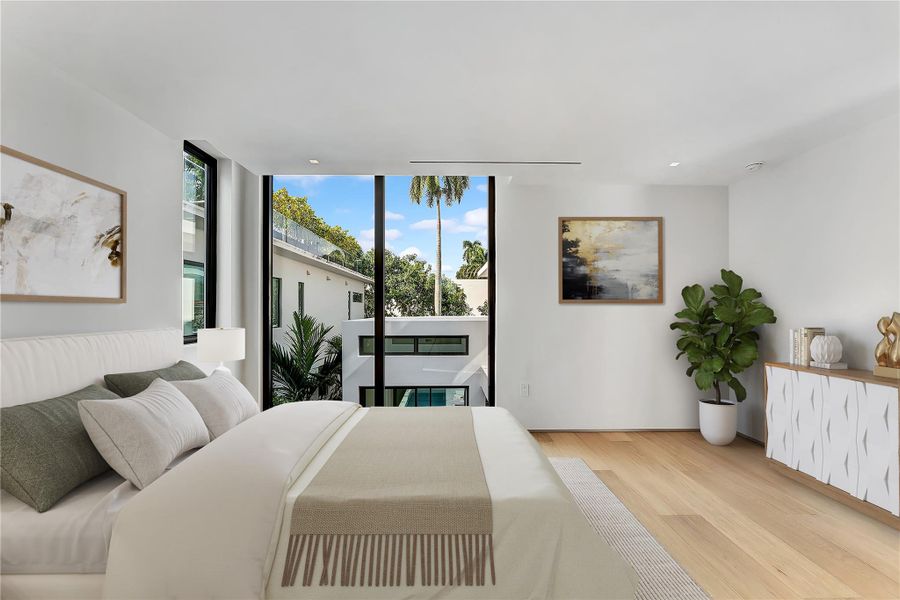 Furnished interior view inside a new home in , Miami (Image 6). Furnished interior view inside a new home in , Miami (Image 6).