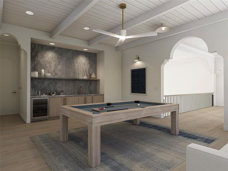 Furnished interior view inside a new home in , Heath (Image 10).