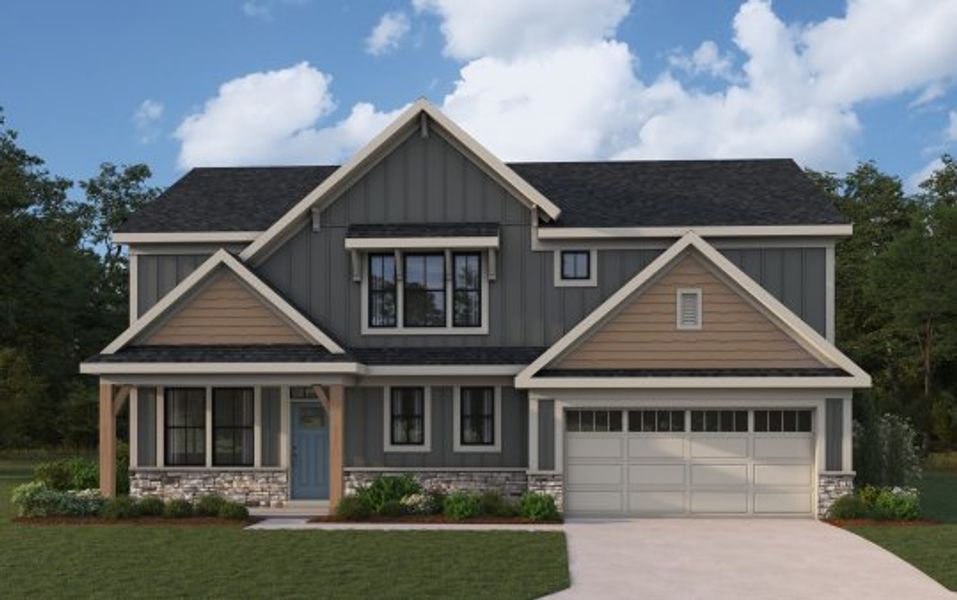 Representative exterior photo of a completed home built from the Wyatt by Fischer Homes in The Sandbar, Anna Maria, FL (Image 7).