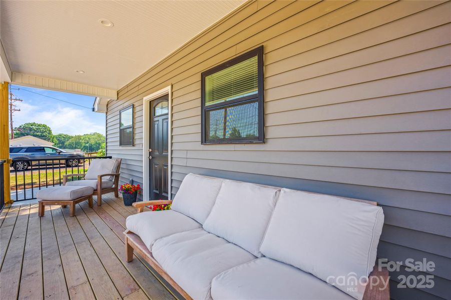 Exterior details and patio area of a home in , Stanley (Image 29).