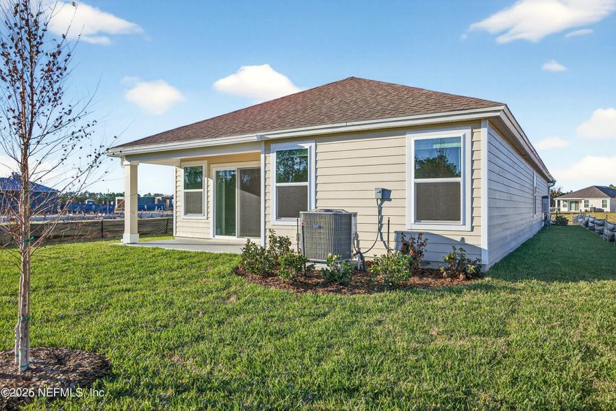 Exterior details and patio area of a home in , Palm Coast (Image 23). Exterior details and patio area of a home in , Palm Coast (Image 23).