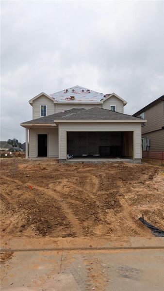 In-progress construction of a new home in Cliffstone Hills, Conroe, TX (Image 36).