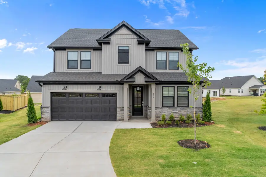 Representative exterior photo of a completed home built from the Callaham by Hunter Quinn Homes in The Meadows at Midway, Anderson, SC (Image 17).