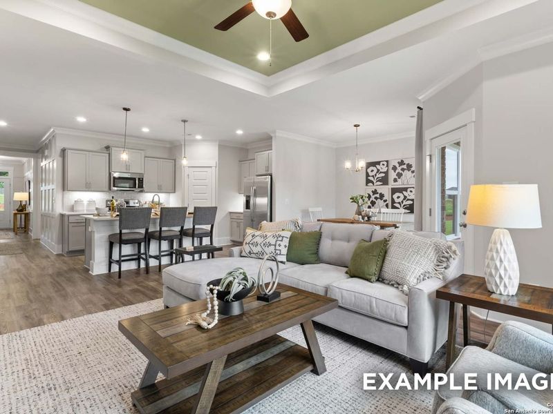 Furnished interior view inside a new home in Hannah Heights, Seguin (Image 13). Furnished interior view inside a new home in Hannah Heights, Seguin (Image 13).